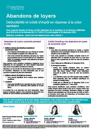 Abandons de loyers