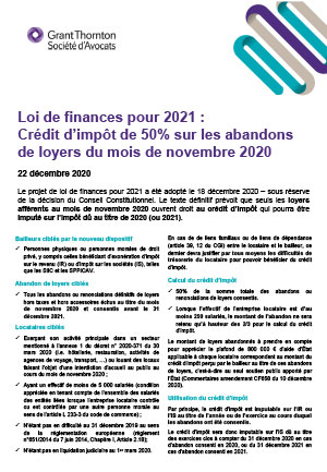 Loi de finances pour 2021