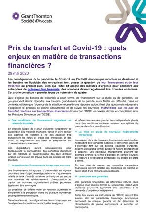 Prix de transfert, quels enjeux en matière de transactions financières ?