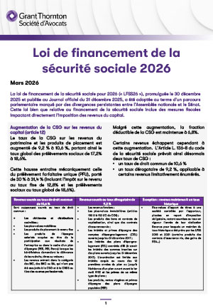 Loi de financement de la securite sociale 2026