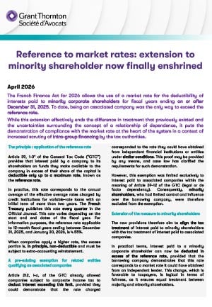 Reference to market rates