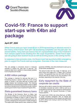 Covid-19: France to support start-ups with €4bn aid package