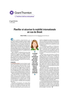 Brexit : planifier et sécuriser la mobilité internationale