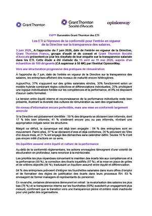 156ème Baromètre Grant Thornton des ETI